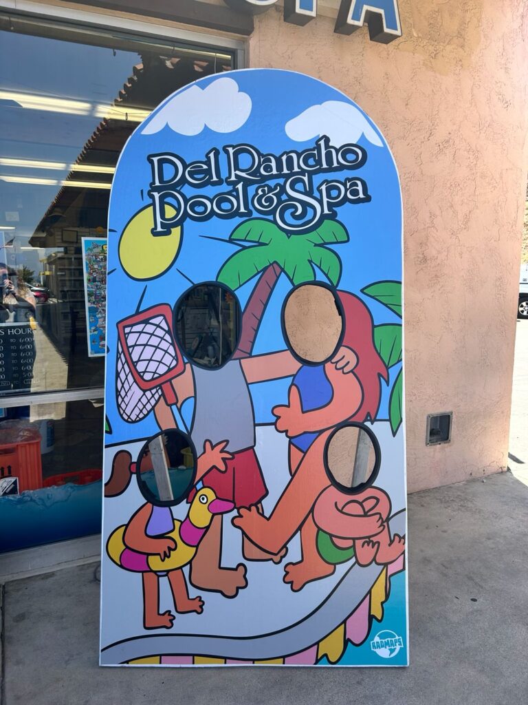 Del Rancho Pool Picture board